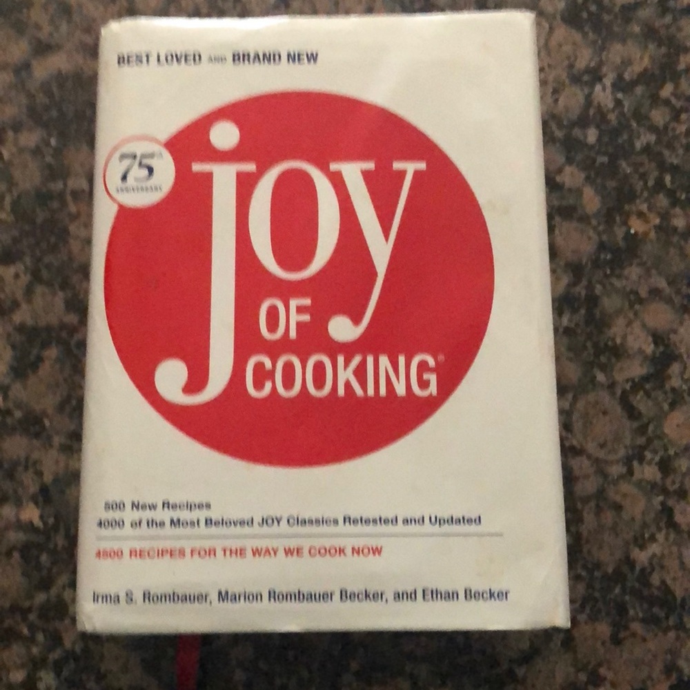 Cookbook- Joy of Cooking -75th Anniversary